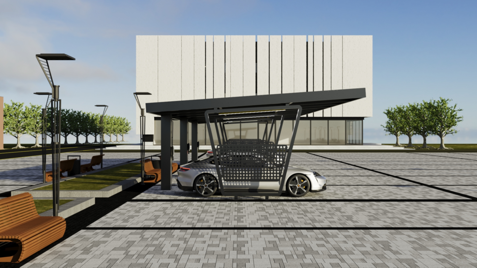 carport solaire premium